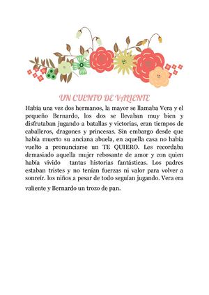 Un Cuento De Valiente