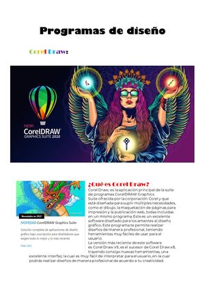 Programas De Diseño. Revista de Diego