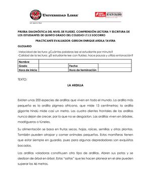 Prueba Diagnóstica Quinto V2