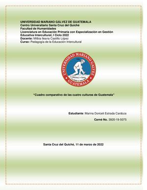 Cuadro Comparativo De Las Culturas