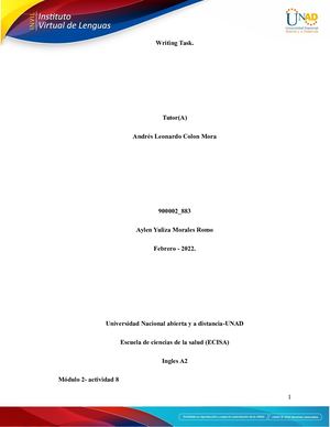 Aylen Morales 883 Writing Task