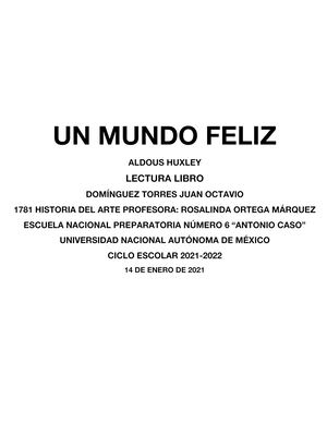 Calaméo - Lectura De Libro Un Mundo Feliz Domínguez Torres 619