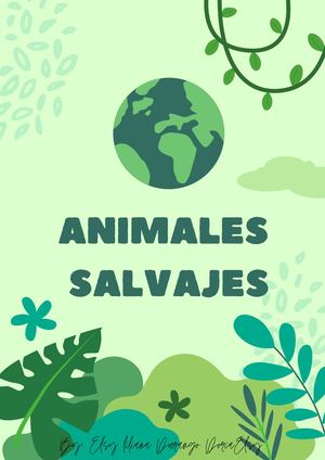Animales salvajes