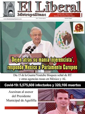 Liberal Metropolitano 11 Marzo 2022 Numero 695 Tercera Epoca