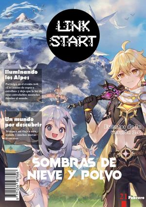 Diseño de revista Genshin