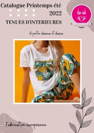 Catalogue Tenues interieures Printemps été 2022 v20