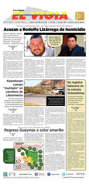 12 de marzo del 2022