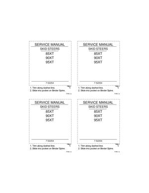 CASE 95XT Skid Steers Service Repair Manual Instant Download