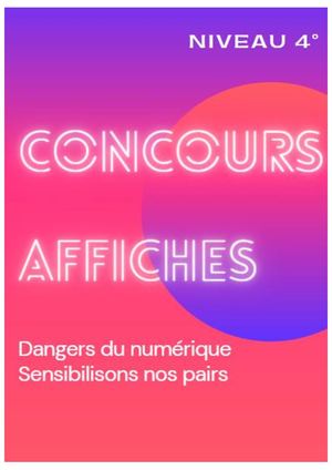 Concours affiches 4°