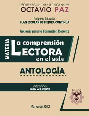 Antología Curso De Comprensión Lectora