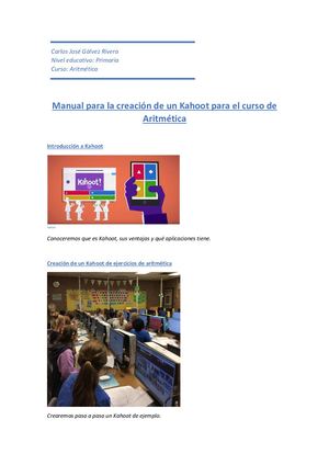Tutorial Crea Un Kahoot De Matemáticas