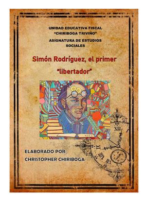 Simón Rodríguez, El Primer "Libertador"