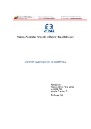 Segunda Investigacion De Practicas Comunicacionales