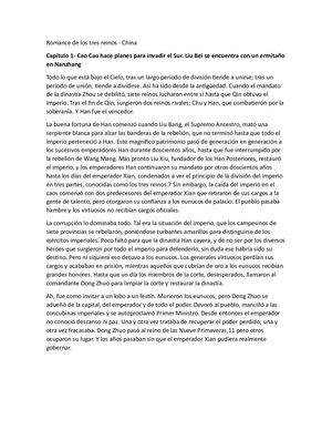 Romance De Los Tres Reinos