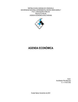 1 Agenda Economica