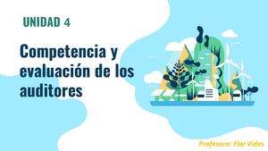 Competencia Y Evaluación De Auditores