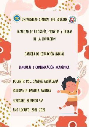 Salinas Daniela Portafolio Lenguaje Y Comunicación