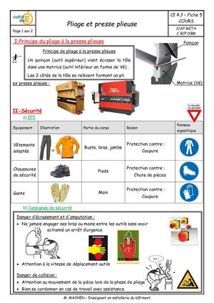 Intro Pliage Presse Plieuse