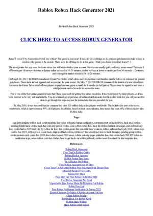 Freeroblox Robux Hack Generator 2022