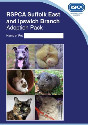 Rspca Suffolk & Ipswich E Brochure