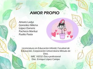 Tesis Amor Propio
