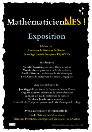 Expo Mathématicien Nes