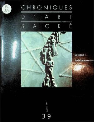 Chroniques d'Art Sacré 39 - 1994