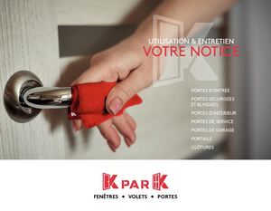 Notice Utilisation Portes KparK