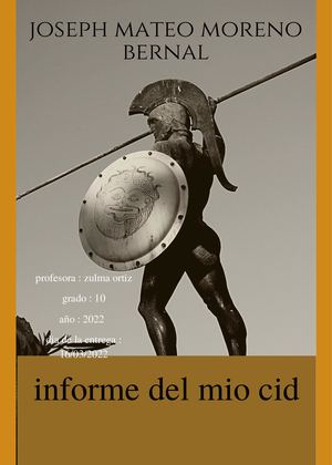 Informe Del Mio Cid