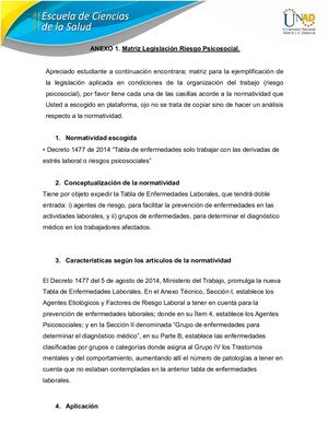 Decreto 1477 Tabla De Enfermedades