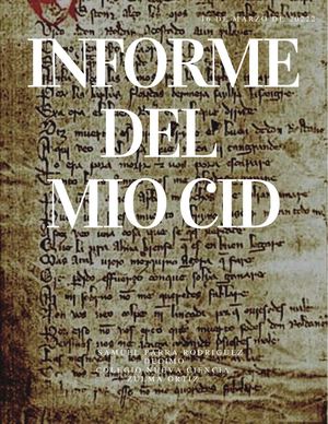 Informe Del Mio Cid