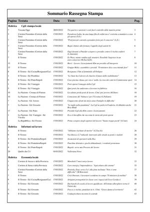 Toscana rassegna stampa 17.03.2022