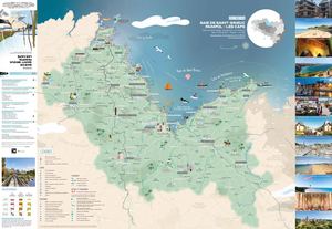 Carte Baie de Saint Brieuc Paimpol les Caps 2022 & Itinérances