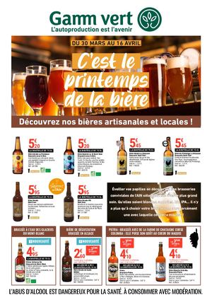 Boissons Fraiches Gamm vert 2022 Version Capdis