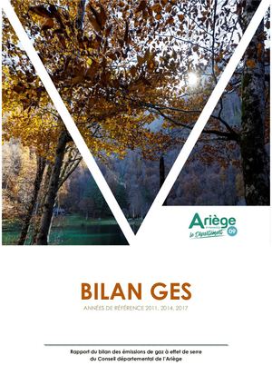 Rapport du bilan des émissions de gaz à effet de serre