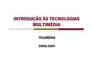 Trabalho Multimedia