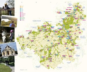 Carte Touristique Pays de Dreux 2022