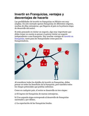 Invertir En Franquicias, Ventajas Y Desventajas De Hacerlo