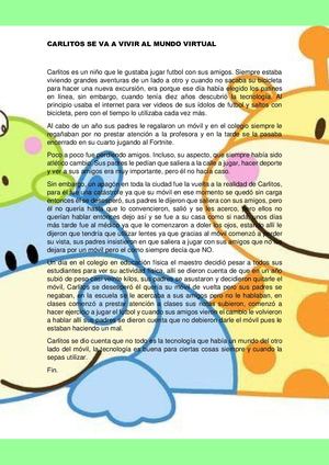 Carlitos se va a vivir al mundo virtual