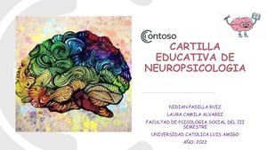 Cartilla Educativa De Neuropsicologia