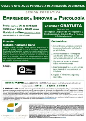 Emprender E Innovar En Psicología Cop Ao