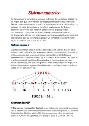 Sistema Numérico
