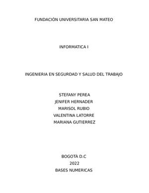 Fundaciòn Universitaria San Mateo