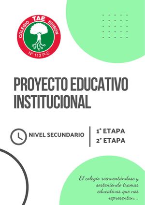 PEI Nivel Secundario 2021