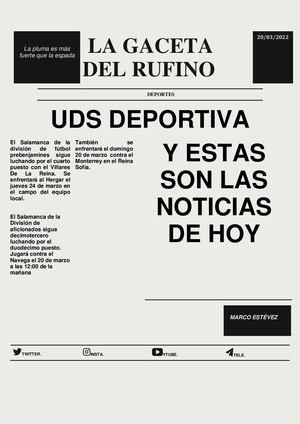 Marco Estévez Plantilla Word Periodico
