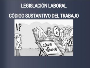 Codigo Sustantivo De Trabajo