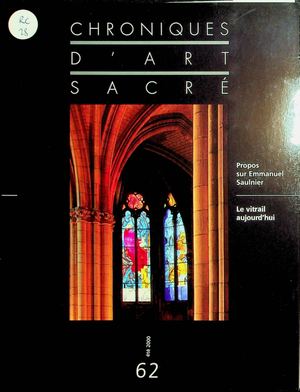 Chroniques d'Art Sacré 62 - 2000