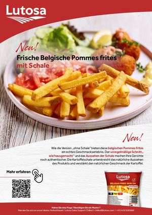 Chilled Belgian Fries Skin-on - DE