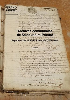 Archives de Saint-Jeoire-Prieuré