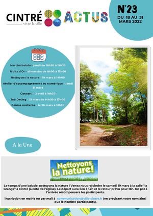 Cintré Actus N°23